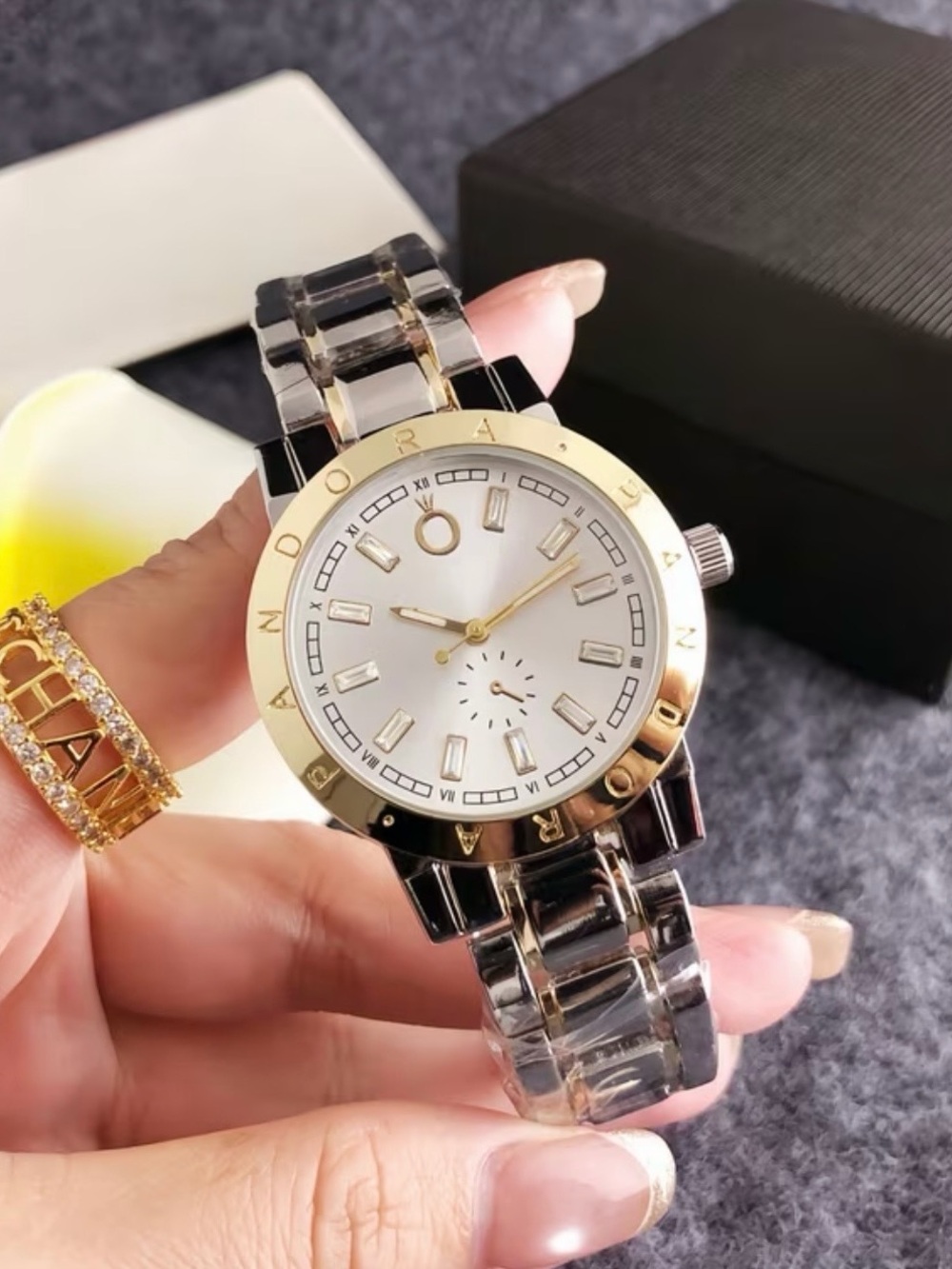 Pandora Two-Tone Gold & Silver Women's Bracelet Watch